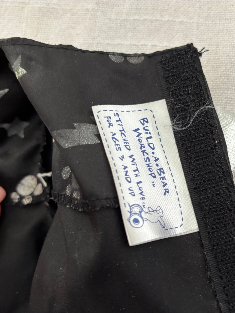 Build A Bear Black Wizard Costume ~ Toy Stuffed Animal Plush - Picture 3 of 5